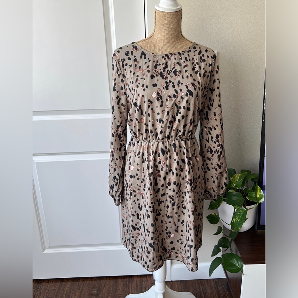 plus size black and gold dress
